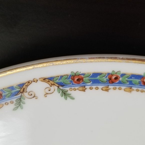 L. Bernardaud & Co. Limoges 2 Dinner Plates & 1 Soup Bowl & 1 Muffin Dish no lid - Picture 3 of 8